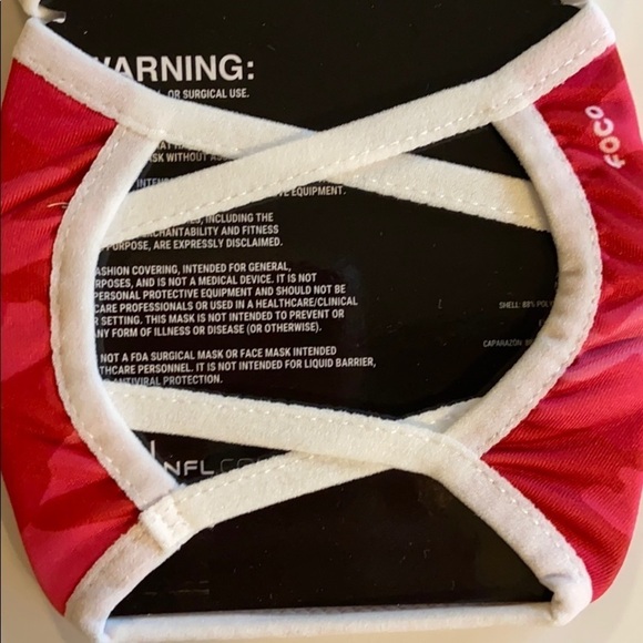 NFL San Francisco 49ERS Face Mask 2 Piece Set NEW - Picture 7 of 8